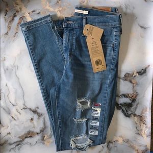 High rise super skinny Levi’s
